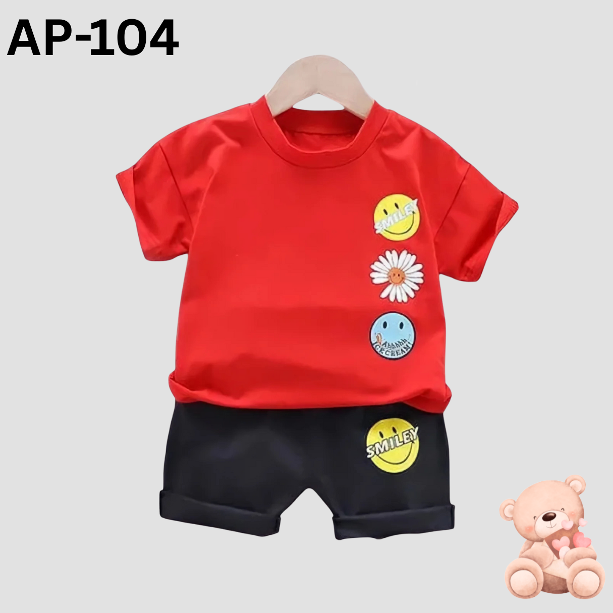 EMOJI Baby Short Sleeve T-Shirt Set