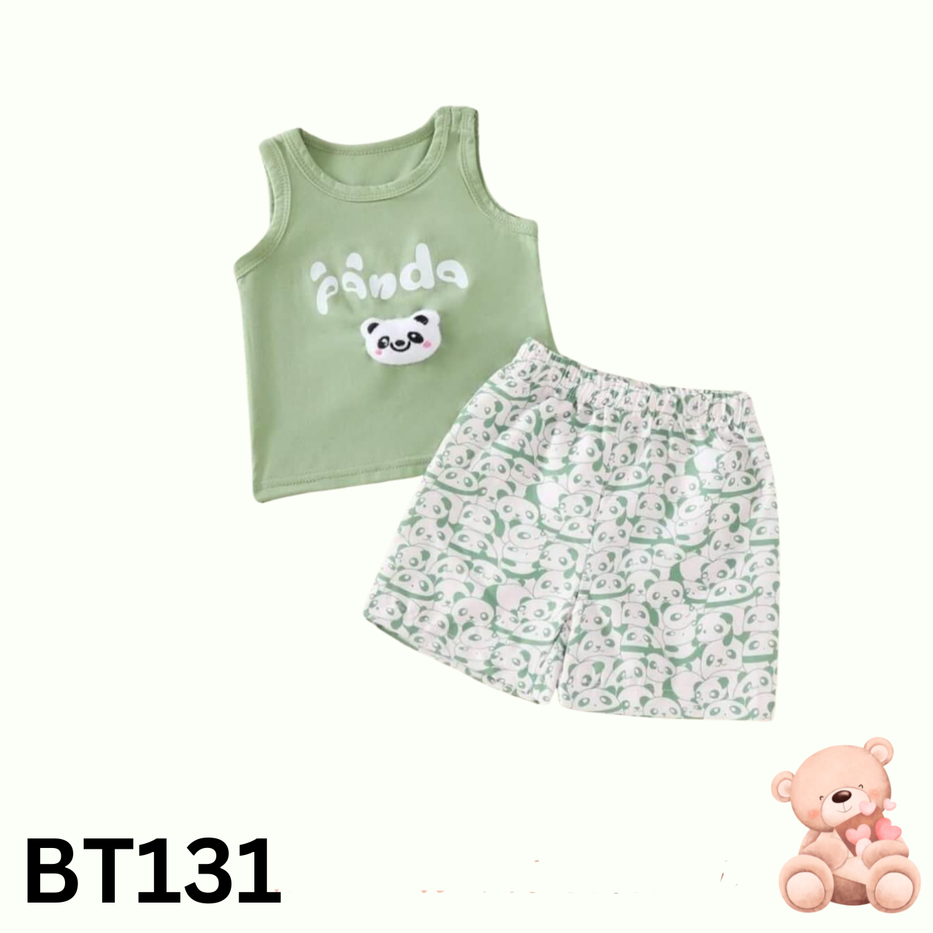 Baby  Sleeveless T-Shirt Set