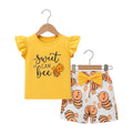 Baby &; Kids Cotton -Sweet Can Bee Cute  T-Shirt Set