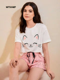 🌸 Stay Cool & Chic – Women’s  Comfortable Short Tops Set 🌸