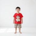 Baby short sleeve t-shirt set(RED)