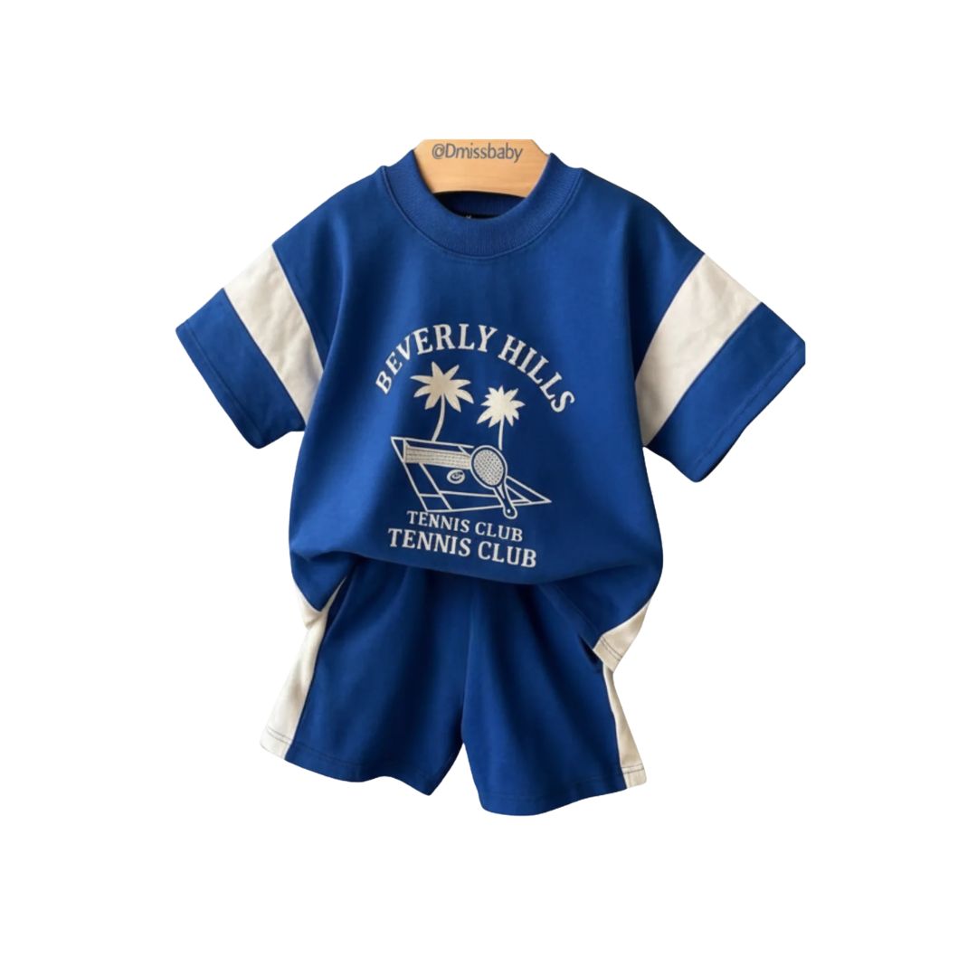 Beverly Hills Baby short sleeve t-shirt and pant set Premium.