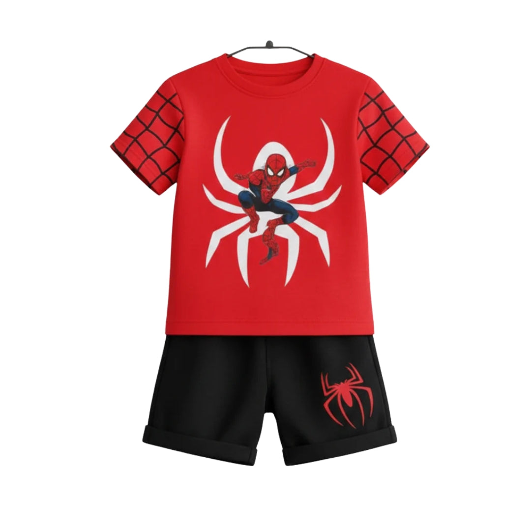 Cute S. Man Baby short sleeve t-shirt and pant set Premium.