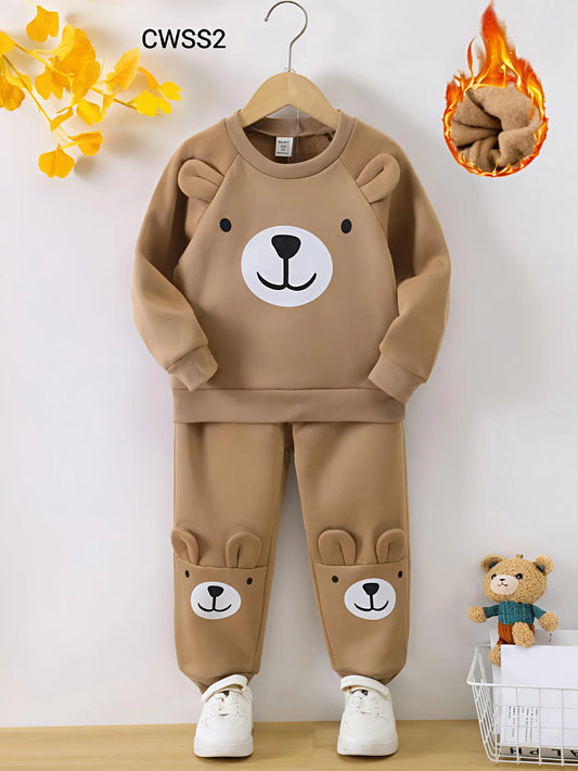 Casual Cute Winter Premium Sweatshirt and Joggers