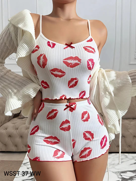 🌸 Stay Cool & Chic – Women’s  Comfortable Short Tops Set 🌸