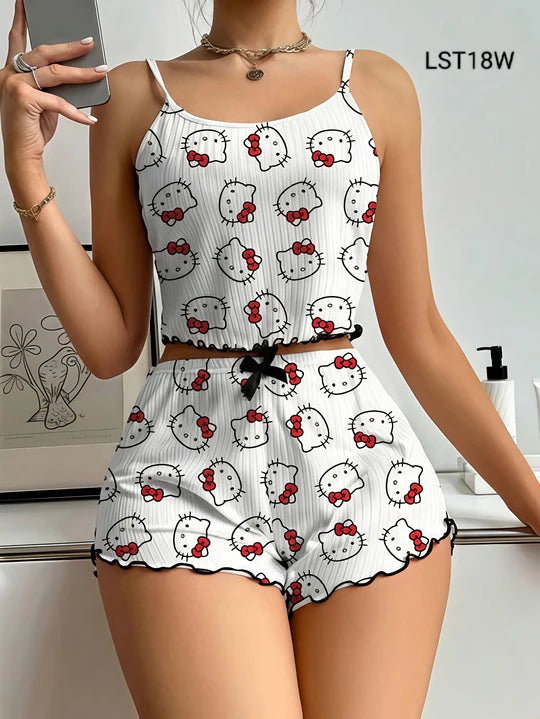 🌸 Stay Cool & Chic – Women’s  Comfortable Short Tops Set 🌸