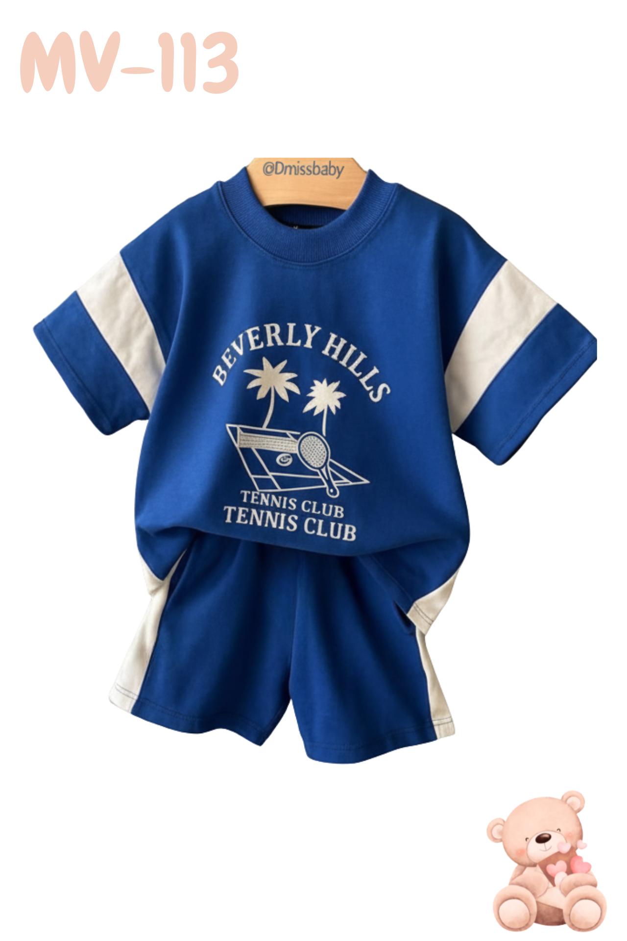 Beverly Hills Baby short sleeve t-shirt and pant set Premium.