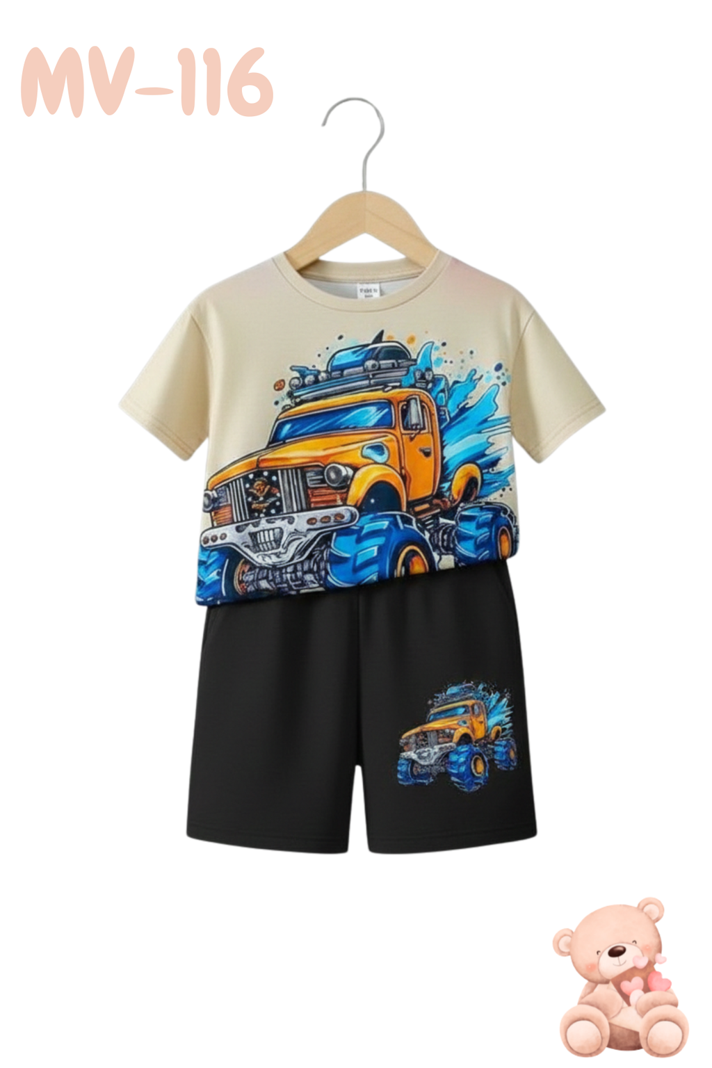 Racing Car Baby short sleeve t-shirt and pant set Premium.
