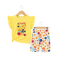 Baby &; Kids Cotton Love Flowers  Cute  T-Shirt Set
