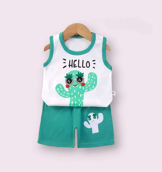 Baby  Sleeveless T-Shirt Set