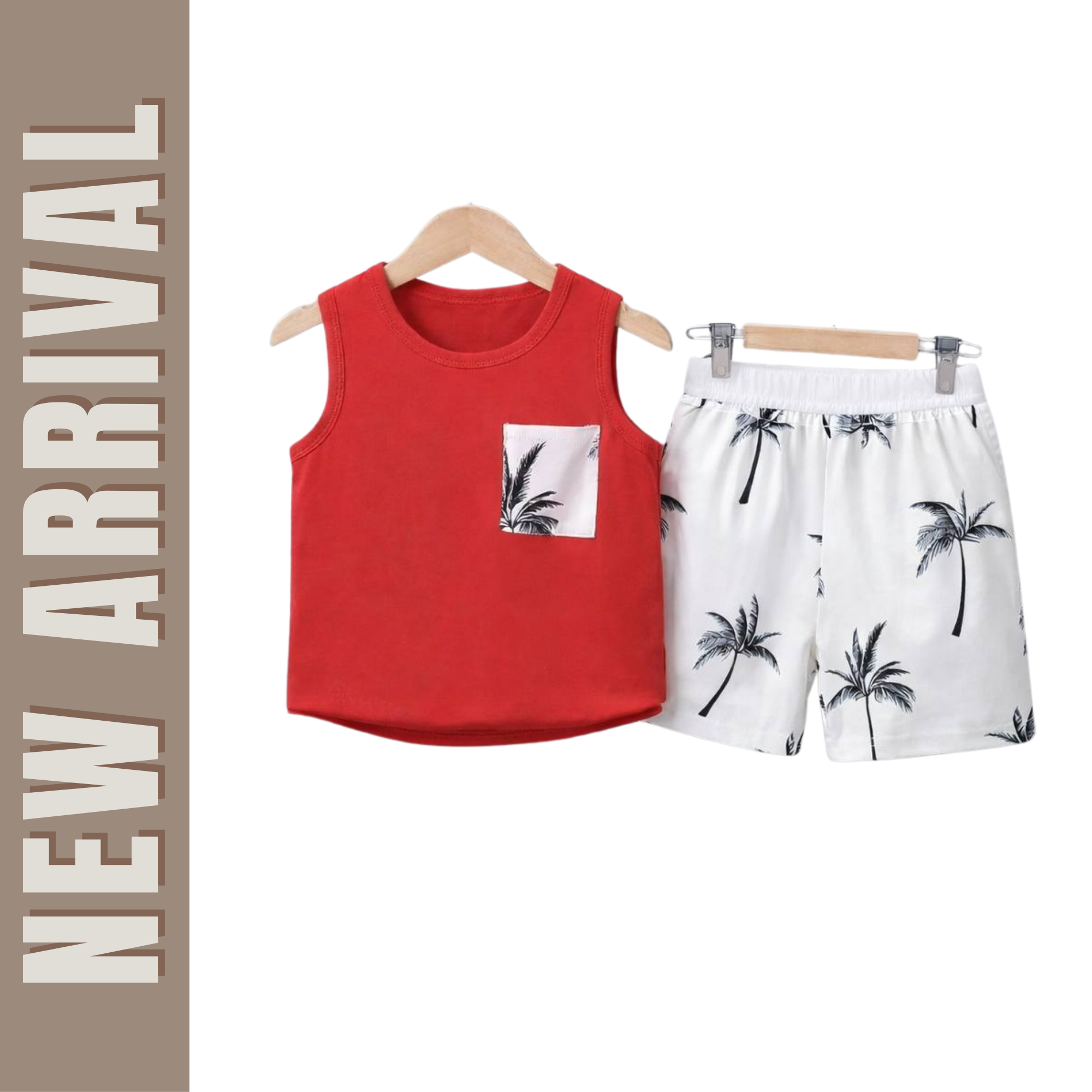 Summer Sleeveless T -shirt for kids